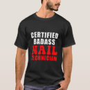 Recherche de nail technician tshirts Certifié