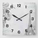 Recherche de eiffel horloges Floral