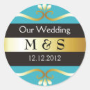 Recherche de teal autocollants Monogramme