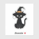 Zoek naar enge heks stickers Zwart