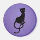 Recherche de noir chat aimant magnets Élégant