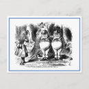 Recherche de alice pays merveilles cartes postales À travers le miroir
