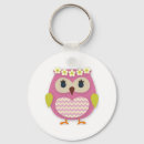 Recherche de hibou rose porteclés Animaux