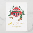 Recherche de cosy christmas vœux cartes Aquarelle