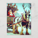 Recherche de chevaux de noël cartes postales Cheval