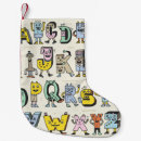 Recherche de alphabet chaussette de noël Lettre