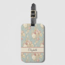 Recherche de coeur floral bagages étiquettes Vintage