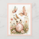 Recherche de lapin vintage cartes postales Papillon