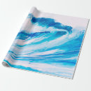 Recherche de vagues papier cadeau Peinture
