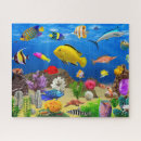 Recherche de algues puzzles Poisson