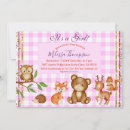 Recherche de motif de forêt invitations Neutre
