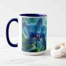 Recherche de orchidée bleue tasses Nature