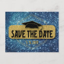 Recherche de graduation save the date cartes postales Élégant