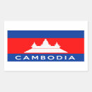 Recherche de drapeau du cambodge autocollants Pays