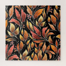 Recherche de motif exotique puzzles Rouge