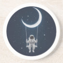 Zoek naar ruimte onderzetters Astronaut