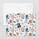 Recherche de pays des merveilles cartes postales Aquarelle
