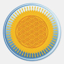 Recherche de symbole soleil autocollants Fleur de vie