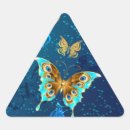 Recherche de papillon turquoise autocollants Bleu