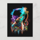 Zoek naar wilde wolven briefkaarten Dieren