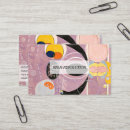 Recherche de fleur abstraite cartes visite Boss