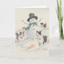 Zoek naar collie hond kaarten Sneeuwman