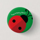 Zoek naar lieveheersbeestje buttons Kever