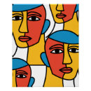 Recherche de visage abstrait posters Visages abstraits