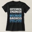 Recherche de géotechnique tshirts Profession