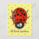 Recherche de coccinelle rouge cartes postales Pour tous
