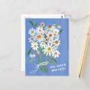 Recherche de peinte à la main cartes postales Fleurs