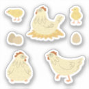 Recherche de poulailler autocollants Poulet