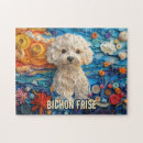 Recherche de bichon frise puzzles Portrait
