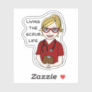 Recherche de humour professionnel autocollants Infirmière