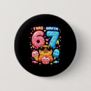 Recherche de anniversaire créatif badges De célébration