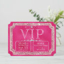 Recherche de billet vip invitations Rose