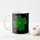 Recherche de trèfle de 4 feuilles tasses Chanceux