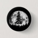 Recherche de pleine lune badges Rétro