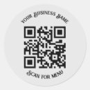 Recherche de code de qr autocollants Nom commercial