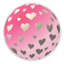 Recherche de coeur rose boutons et poignées de porte Romantique