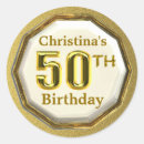 Recherche de 50th birthday autocollants 50e anniversaire