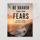 Recherche de courageux cartes postales Citation inspirante