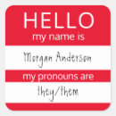 Recherche de insigne rouge autocollants Nom