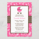 Recherche de camo baby shower invitations Rose