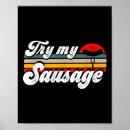 Zoek naar grappige worst posters Bbq