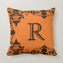 Recherche de orange noir coussins Foncé