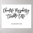 Zoek naar chocolade posters Teken