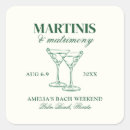 Recherche de cocktail martini autocollants Vert