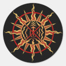 Recherche de soleil tribal autocollants Natif