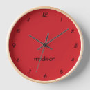 Recherche de rouge et noir horloges Simple